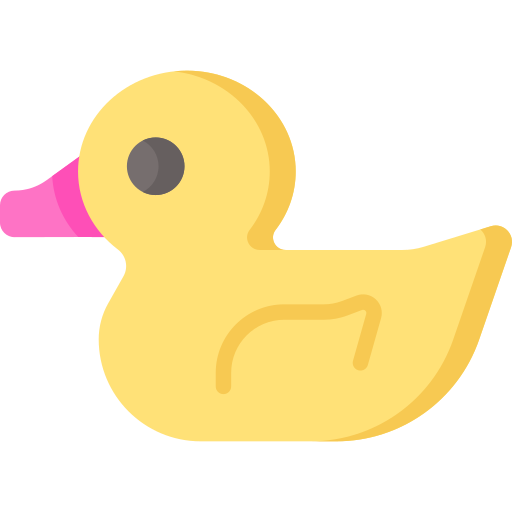 cute rubber duck cartoon