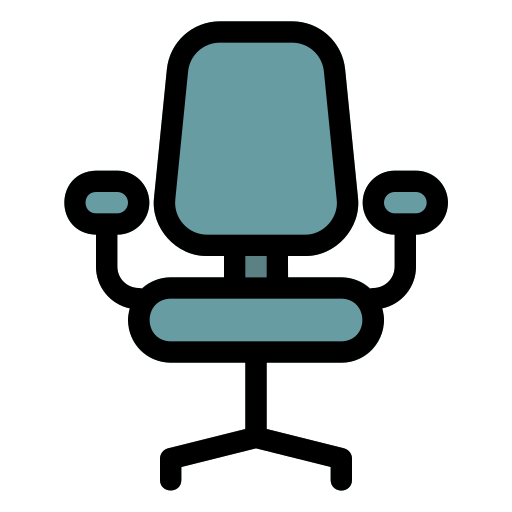 Office chair Generic Outline Color icon