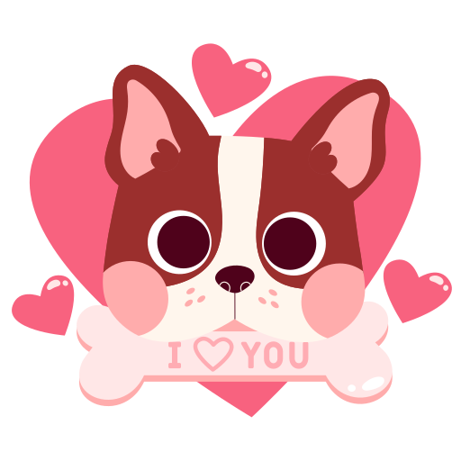I love you stickers Vectors & Illustrations for Free Download