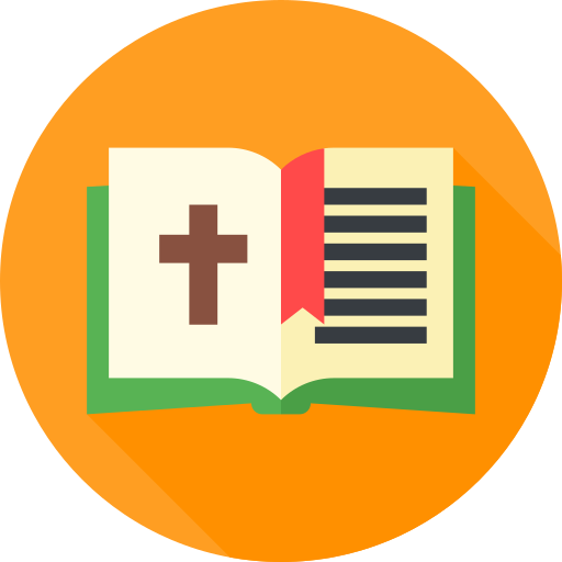 Bible Flat Circular Flat icon