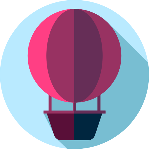 Hot air balloon free icon