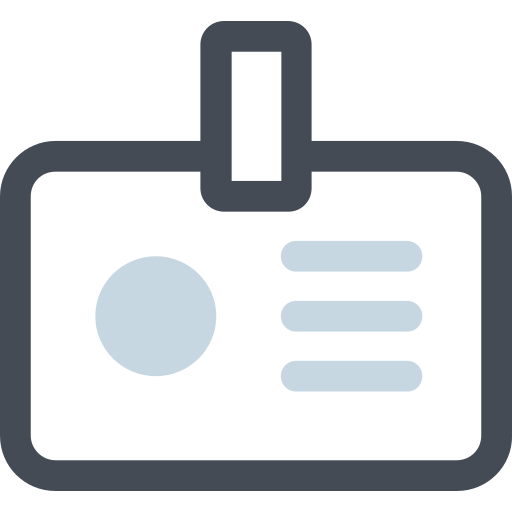 carte d'identité Icône gratuit