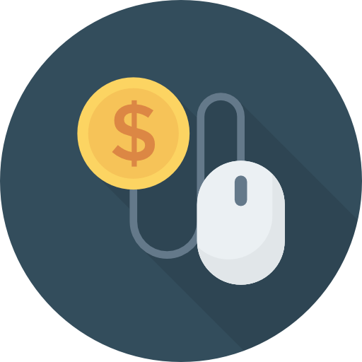 Pay per click free icon