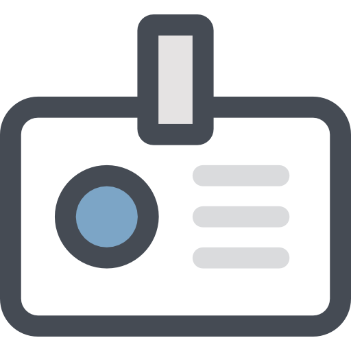 신분증 무료 아이콘