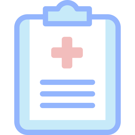 relatório médico grátis ícone
