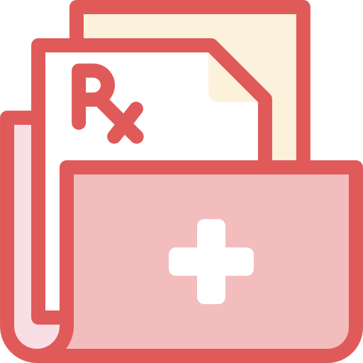 registros médicos icono gratis