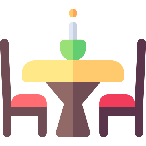 Dining table  free icon