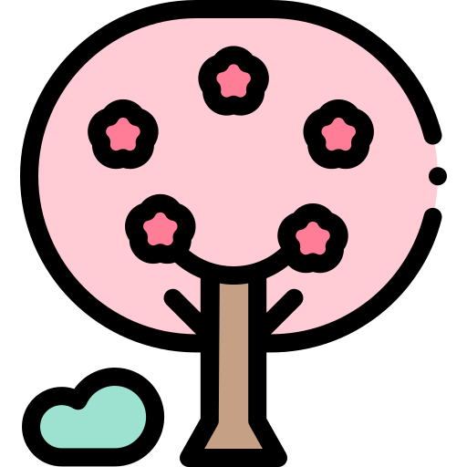 flor de cerezo icono gratis