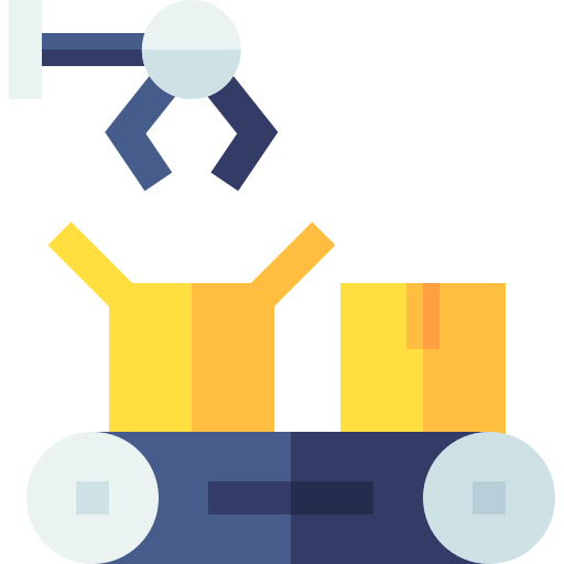 producción icono gratis