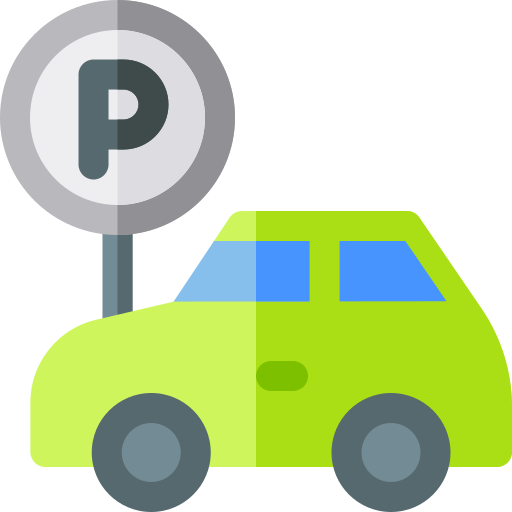 aparcamiento de coches icono gratis