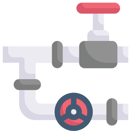 Gas pipe Generic Flat icon