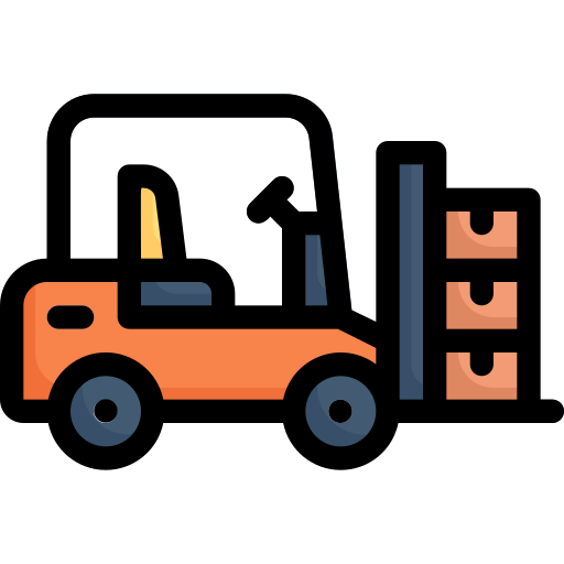 Forklift Generic Outline Color icon