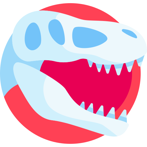 cráneo de dinosaurio icono gratis