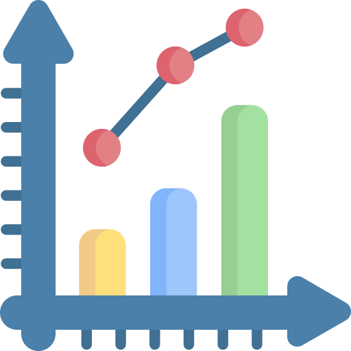 gráfico de barras icono gratis