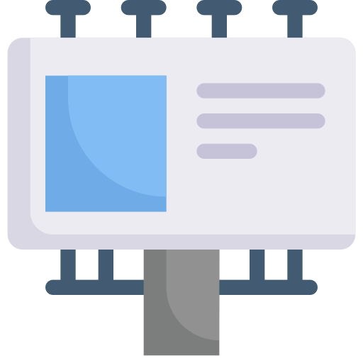 Рекламный щит бесплатно иконка