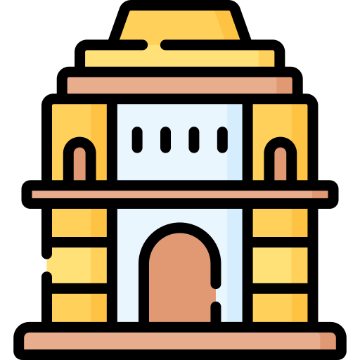 puerta de la india icono gratis