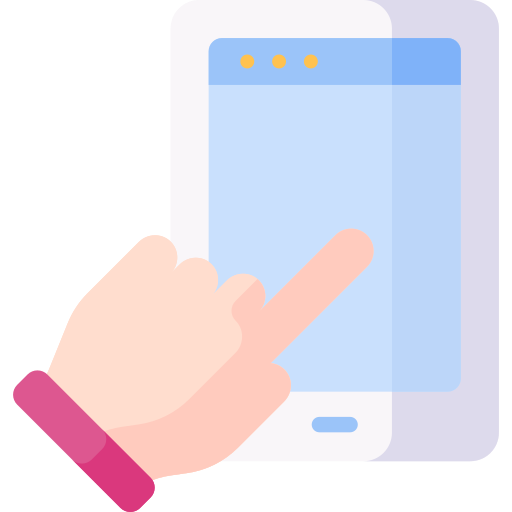 Touch screen - free icon