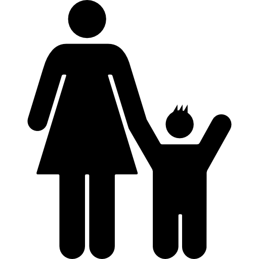 mãe com filho grátis ícone