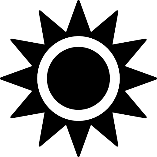 Sun shape - Free shapes icons