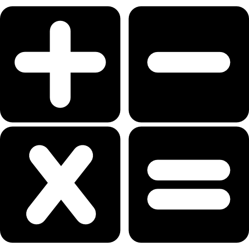 Desgastado Agnes Gray Clásico Símbolo de interfaz de botones de calculadora - Iconos gratis de interfaz