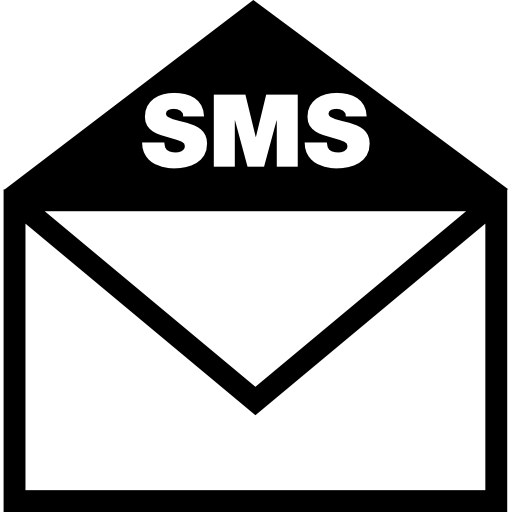 sms 편지 봉투 인터페이스 기호 무료 아이콘