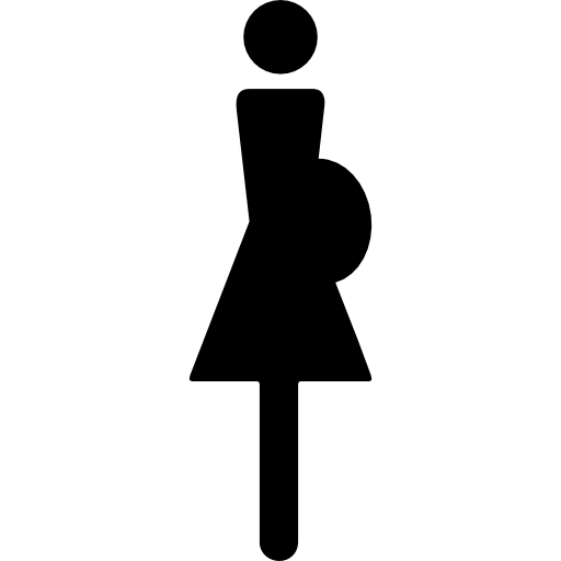 pregnant woman silhouette png