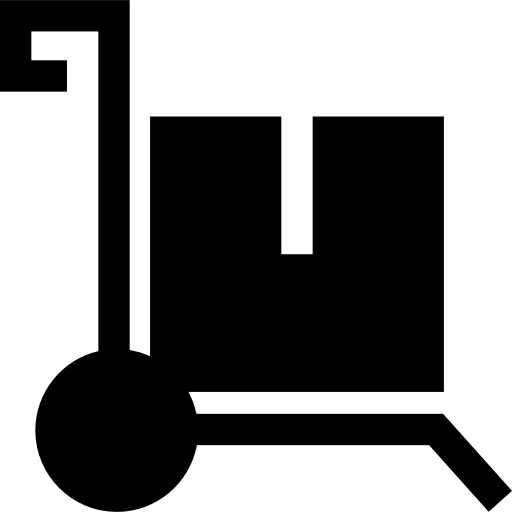 Trolley - Free shipping and delivery icons