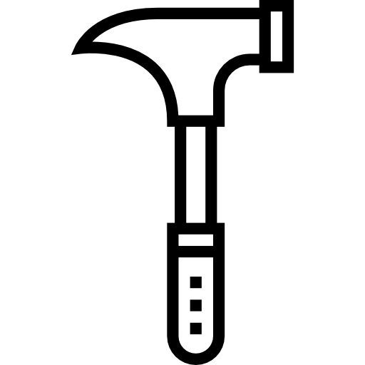 Mallet Detailed Straight Lineal icon