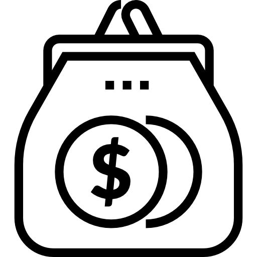 monederos icono gratis