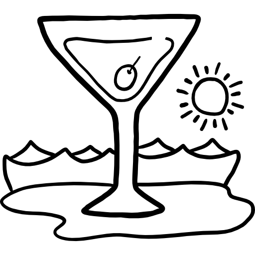 cóctel icono gratis