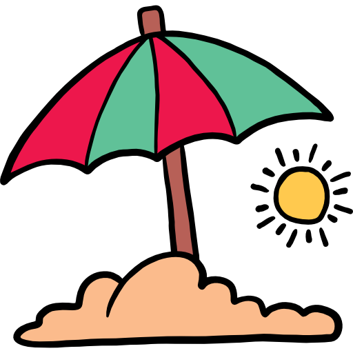 Sun umbrella - Free weather icons