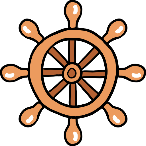 timón icono gratis