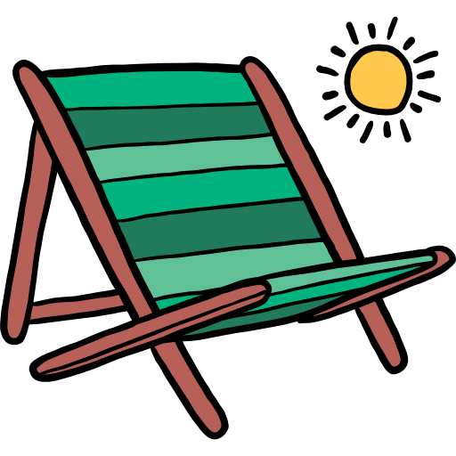 cama solar icono gratis