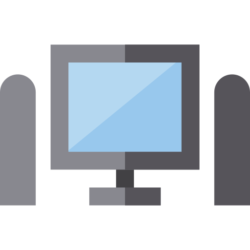 Écran de télévision Icône gratuit Écran de télévision Icône gratuit