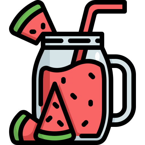 Watermelon Smoothie Generic Outline Color Icon