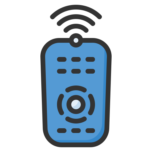 Remote control Generic Outline Color icon