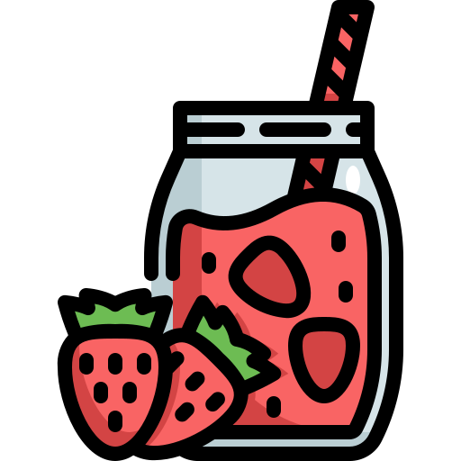 Strawberry juice free icon Strawberry juice free icon