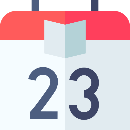 Calendar Basic Straight Flat icon