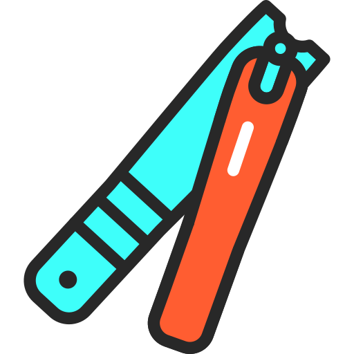 Nail clipper Generic Outline Color icon