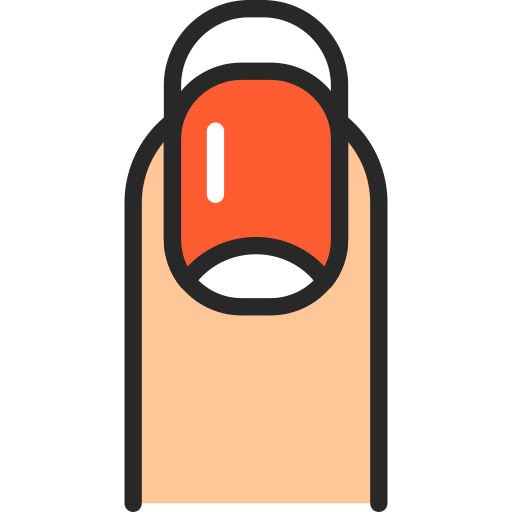 Nail Generic Outline Color icon