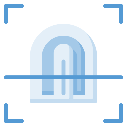 huella dactilar icono gratis