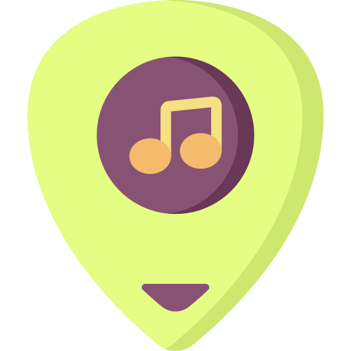 púa de guitarra icono gratis