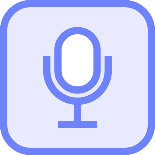 Voice Generic Blue icon