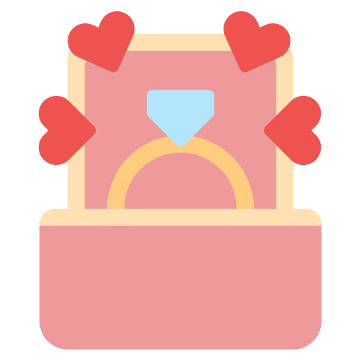 anillo de bodas icono gratis