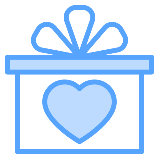 Heart box free icon
