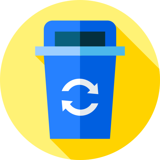 papelera de reciclaje icono gratis