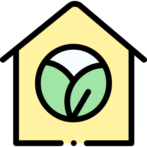 maison écologique Icône gratuit maison écologique Icône gratuit