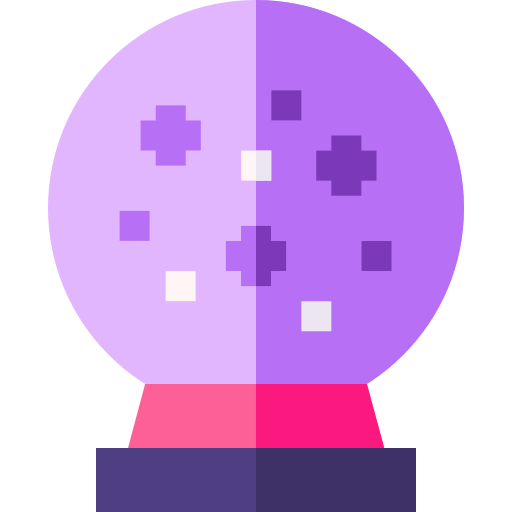 Crystal ball Basic Straight Flat icon