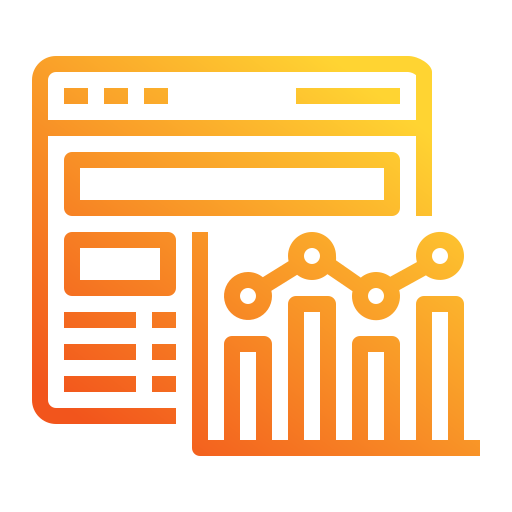 informe estadístico icono gratis