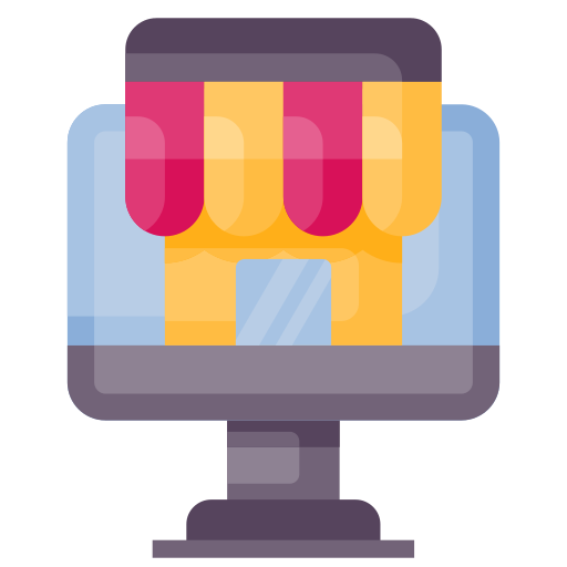 tienda online icono gratis
